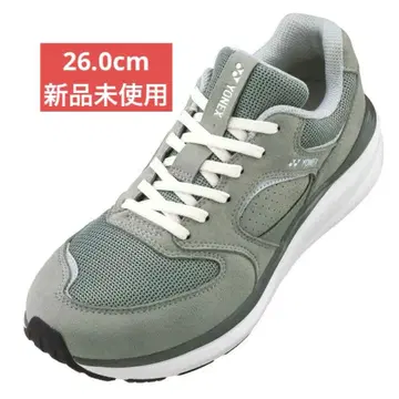 26.0cm 그레이 SHW123 미사용 새상품 YONEX 오프 코트 신발