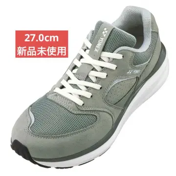 27.0cm 그레이 SHW123 미사용 새상품 YONEX 오프코트 슈즈