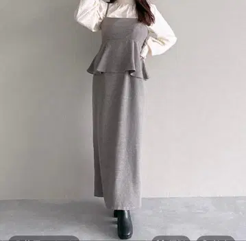 미스티우먼 페플럼 원피스