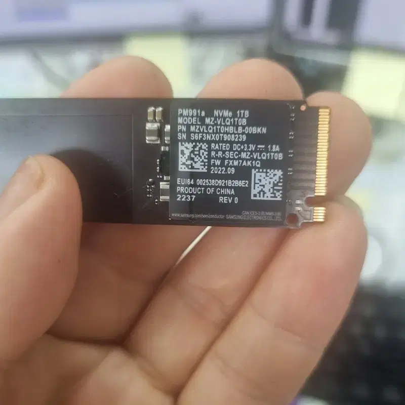 삼성 PM991a NVMe 1TB SSD