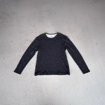 ZARA dark mix knit cutsew remake