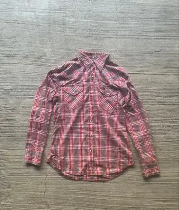 Wrangler 플란넬 셔츠 빨검 70s