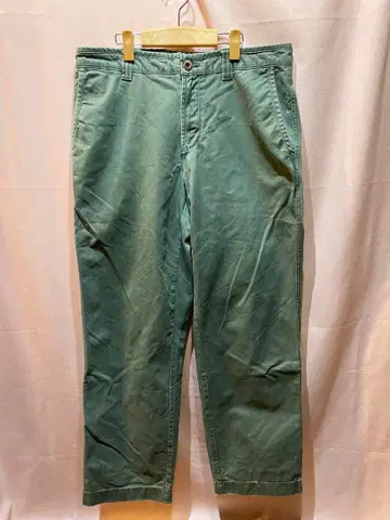 LL BEAN 그린 와이드 팬츠 엘엘빈 W32