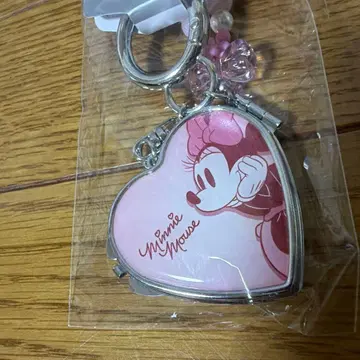 미니 마우스 하트형 컴팩트 거울