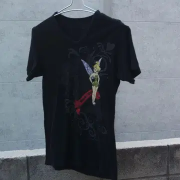 팅커벨 로엔 T셔츠 블랙