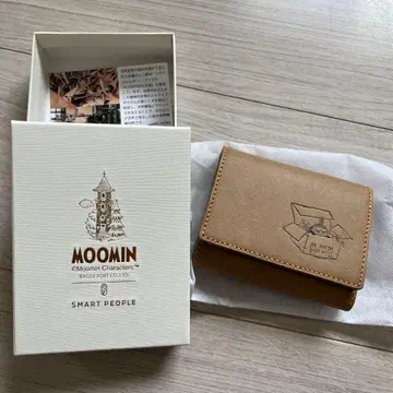 MOOMIN 3단 폴더형 지갑 브라운