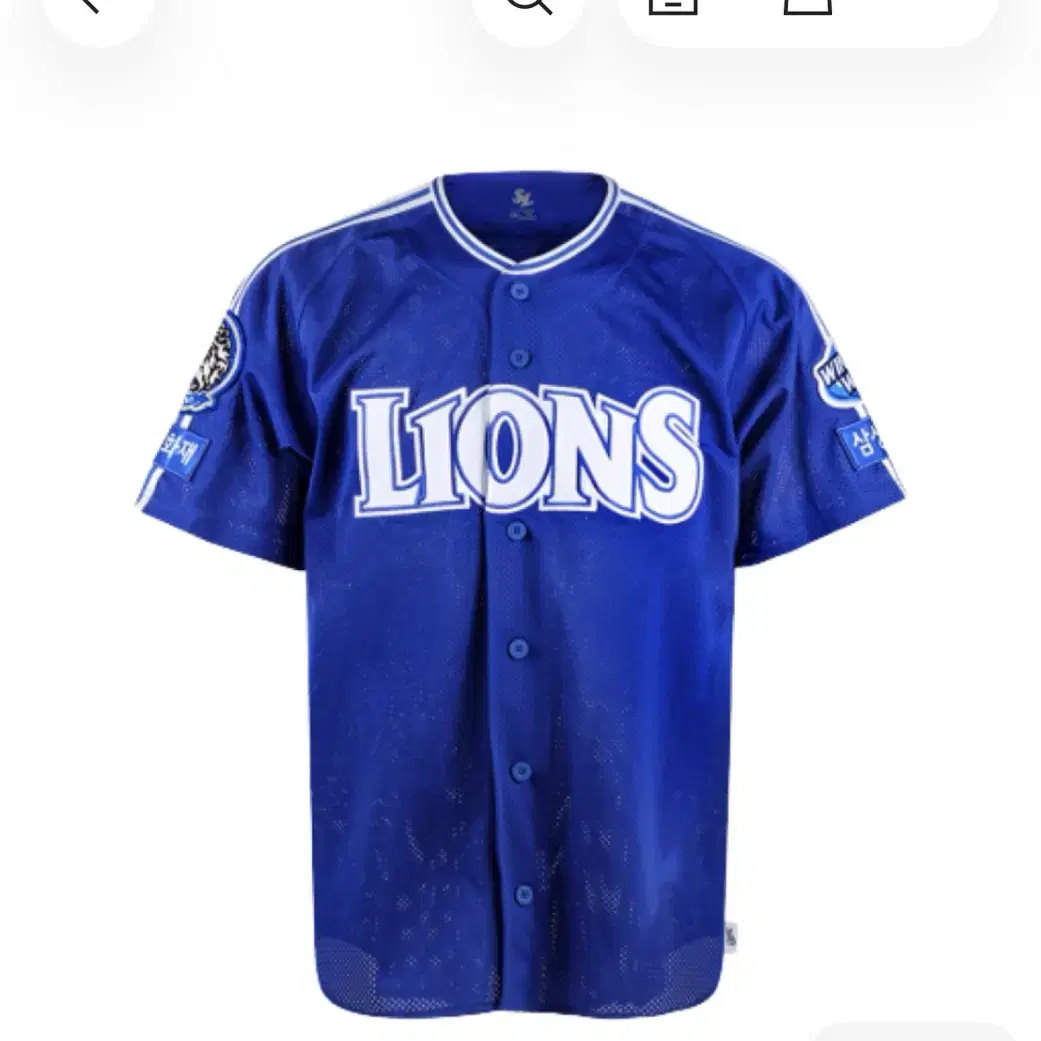 2025 Samsung Lions Old Home Uniform 115 No Marking | Bunjang Global