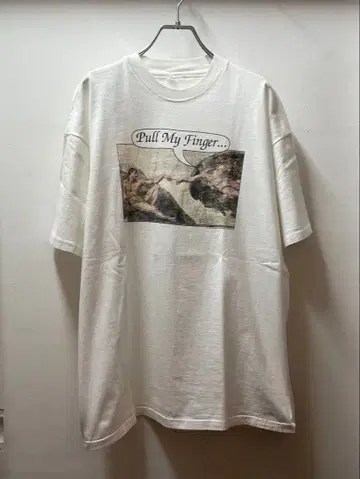 1990s 미켈란젤로 아트 T셔츠 싱글 스티치 L~XL