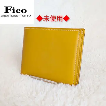 미사용 GANZO fico 가죽 접이식 지갑