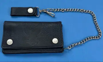 [ 고품질 ] 할리데이비슨 천연 가죽 트래커 지갑 가죽 빈티지