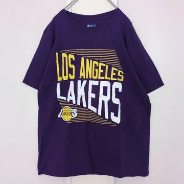 미국 빈티지 의류 NBA 레이커스 T셔츠 빅 로고 농구 빈티지 구제 의류