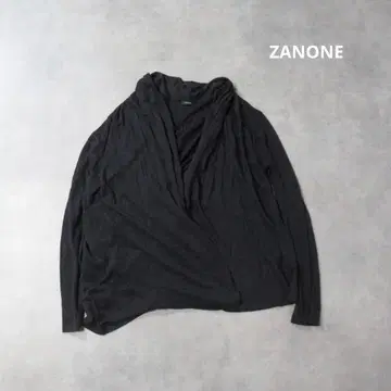 ZANONE / 하이 게이지 린넨 니트 드레이프 가디건 스웨터