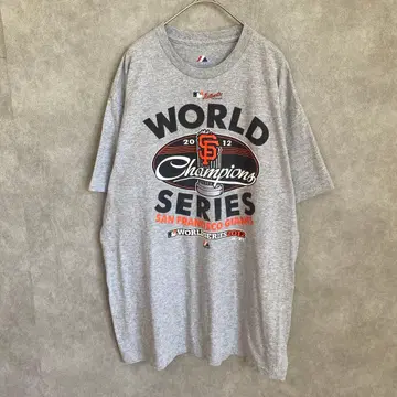 MLB GIANTS 월드 시리즈 T셔츠 반팔 마제스틱 L사이즈