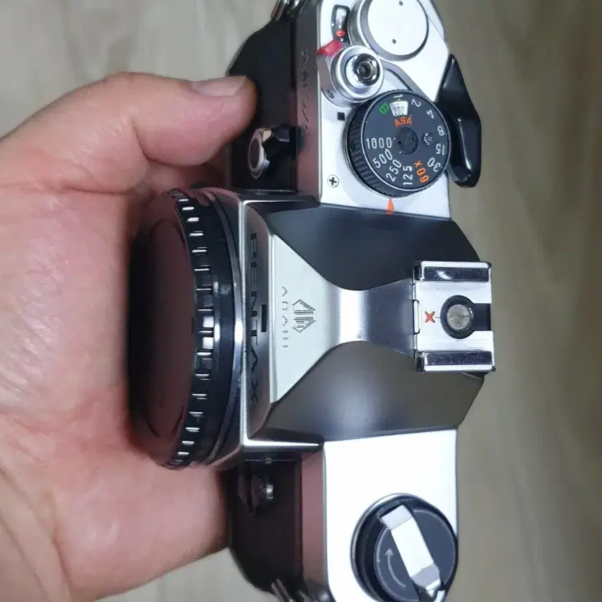 완전기계식 필름카메라 펜탁스 MX 필카바디 실버