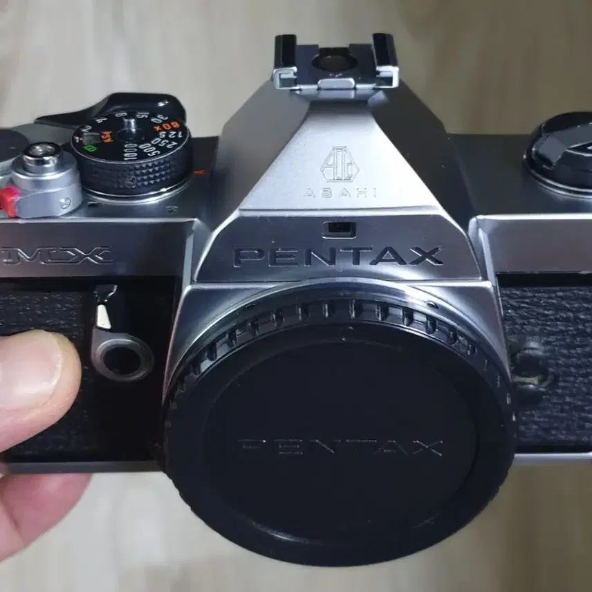 완전기계식 필름카메라 펜탁스 MX 필카바디 실버