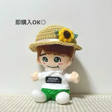 나니와단시 치비누이 하피누이 인형옷(밀짚모자)