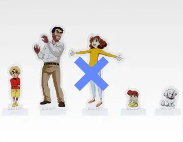 제일복권 극장판 짱구는 못말려 E상 아크릴 스탠드 4종