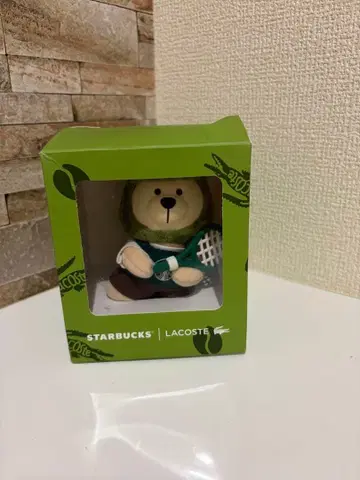 스타벅스 중국 한정판 라코스테 콜라보 베어 마스코트