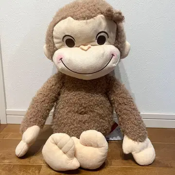 호기심 많은 조지 빨간 볼 슈퍼 라지 봉제 인형 택 포함 새상품
