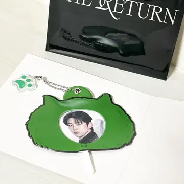 2PM THE RETURN 2026 미니 부채 키링 택연옥캣