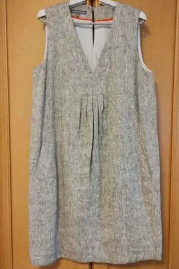 [컨디션 최상] LAURA ASHLEY 로라 애슐리 슬리브리스 원피스 L