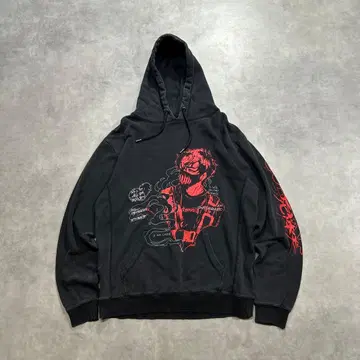 CORPSE x CHUSBAND 지뢰계 그래픽 후드티