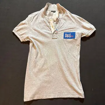 돌체앤가바나 D&G 그레이 피케 셔츠 S 사이즈