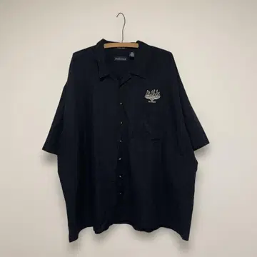 00s 할리 데이비슨 오픈 카라 레이온 오픈 칼라 셔츠