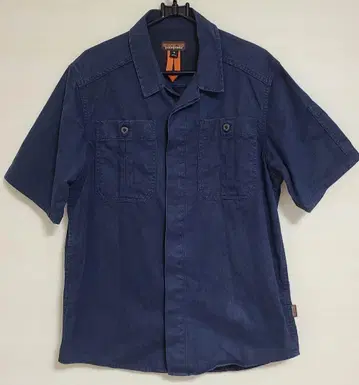 Patagonia 샵셔츠 오픈 카라 워크셔츠 네이비 XS