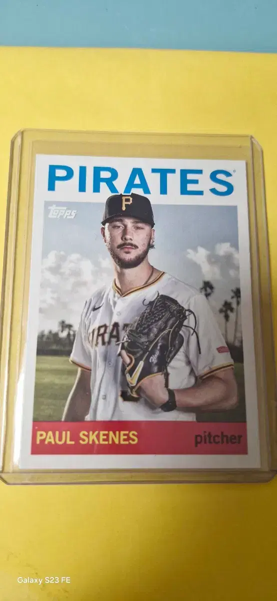 MLB 2025 사이영상 파이리츠 폴 스킨스 카드