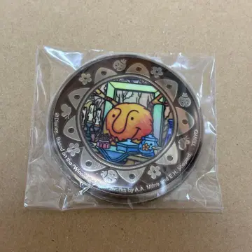 디즈니 더 마켓 금도금 캔뱃지 곰돌이 푸