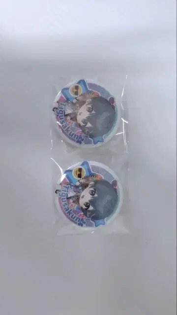 앰프턱컬러즈 치구사 여름 비쥬 캔뱃지 2개 세트