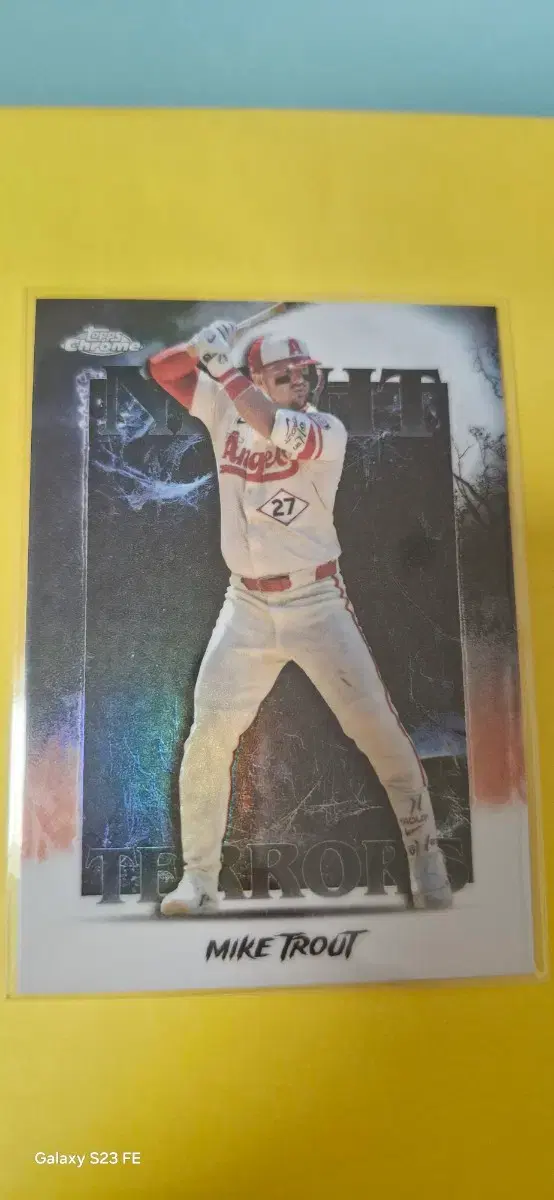 MLB 2025 에인절스 마이크 트라웃 크롬카드
