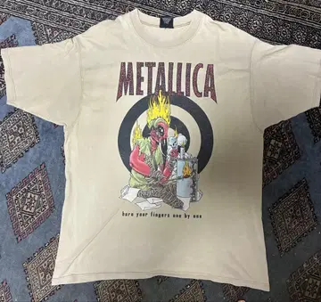 Metallica T셔츠 L 사이즈 90s Giant 택
