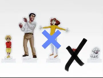제일복권 극장판 짱구는 못말려(크레용 신짱) E상 아크릴 스탠드 3종