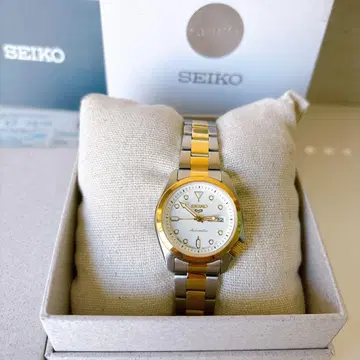 SEIKO 손목시계 자동 와인딩 실버/골드 미사용 새상품