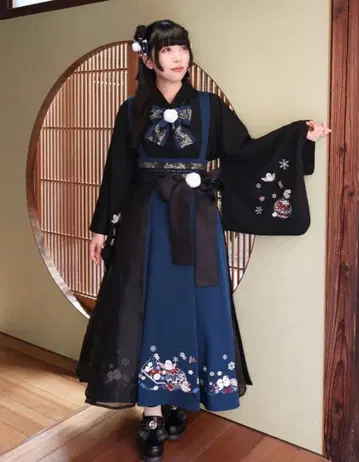 Amavel 아마벨 테마리 아소비토 시마연가 네이비 세트