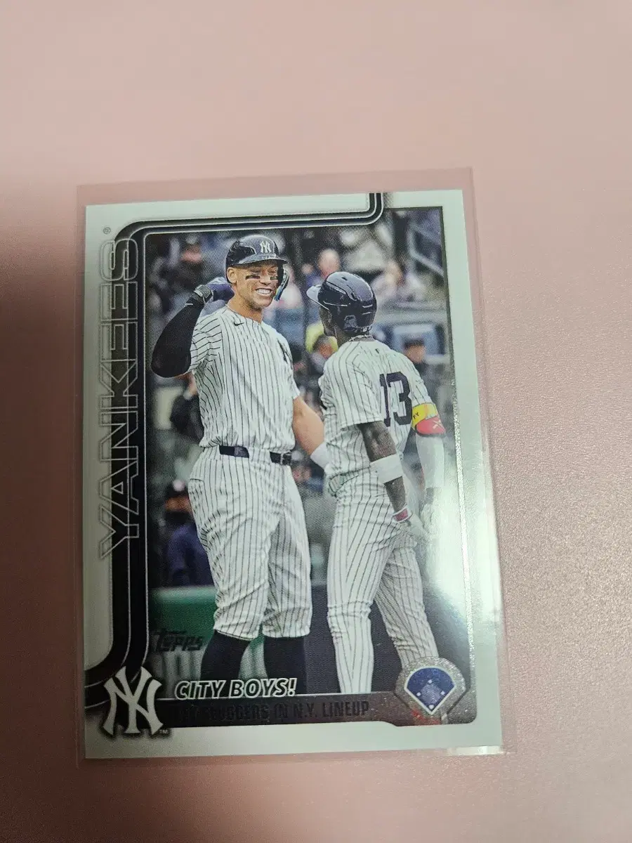 양키스)애런 저지 2025 Topps 팀 카드