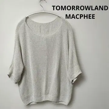 TOMORROWLAND MACPHEE 썸머 니트 면린넨 풀오버