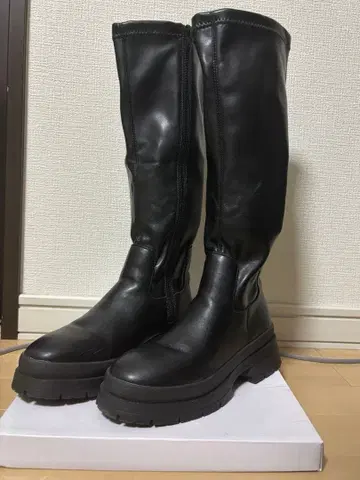 GRL zr855 탱크 밑창 롱 부츠 23.5cm