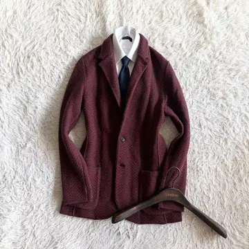 [새상품급] LARDINI 보르도 울 니트 자켓 사이즈 M