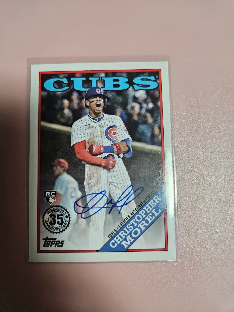 컵스)크리스토퍼 모렐 2023 Topps 루키 오토