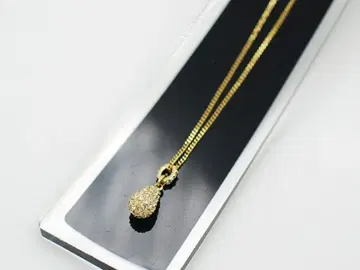 스와로브스키 SWAROVSKI 크리스탈 파베 목걸이 골드 계열