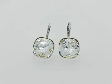 스와로브스키 SWAROVSKI 크리스탈 귀걸이 클리어 실버 계열