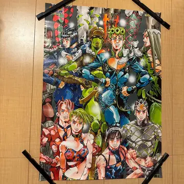 [ B2 포스터 ] 죠죠의 기묘한 모험 황금의 선풍 / CAPCOM