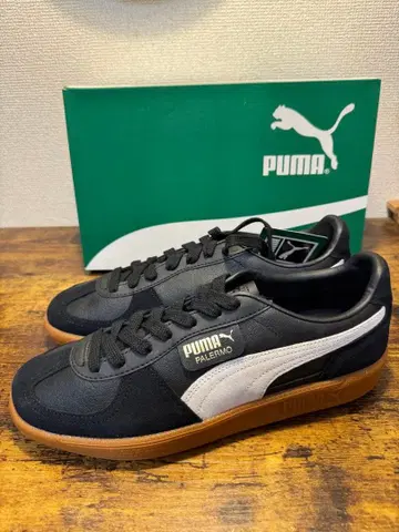 PUMA PALERMO 블랙/화이트 스니커즈