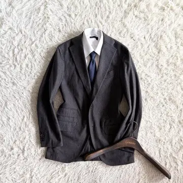 [새상품급] LARDINI 다크 그레이 울 자켓 사이즈 42