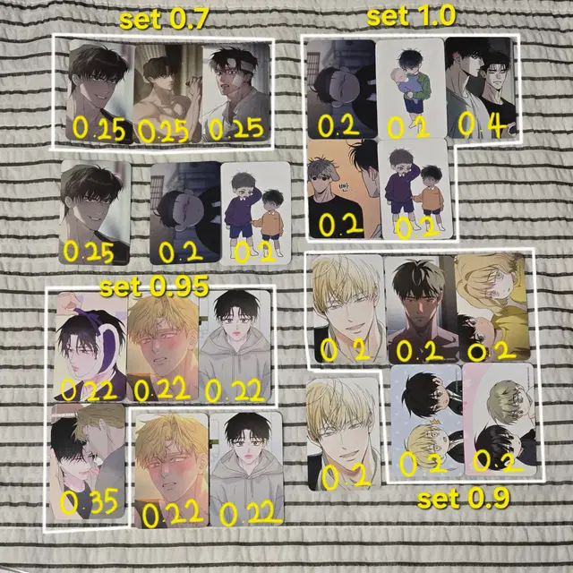파도의해안 사랑도피작가전 방포 포카 방문포토카드 짝사랑필승법 모펀 투니크