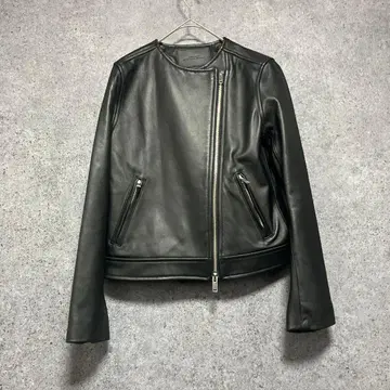 GRL 유나이티드 애로우즈 양가죽 라이더 가죽 자켓 36