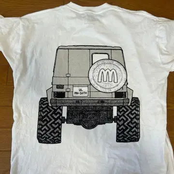 MINNANO 자동차 T셔츠 L 화이트 PREORDER MUV Tee